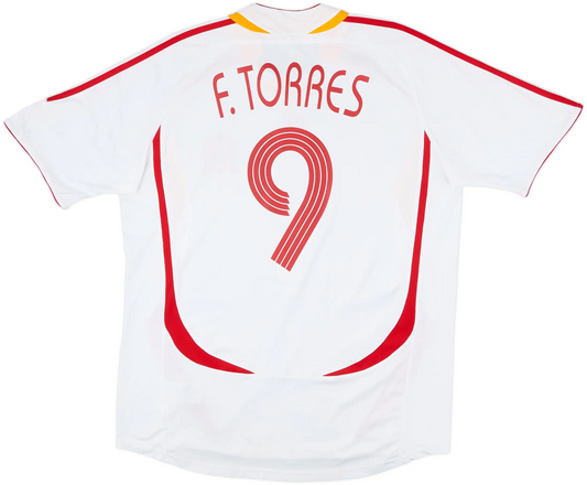 Maillot extérieur Espagne 2006-08 F. Torres #9 (L)