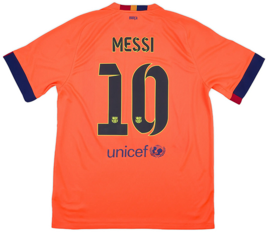 Maillot extérieur FC Barcelone 2014-15 Messi #10