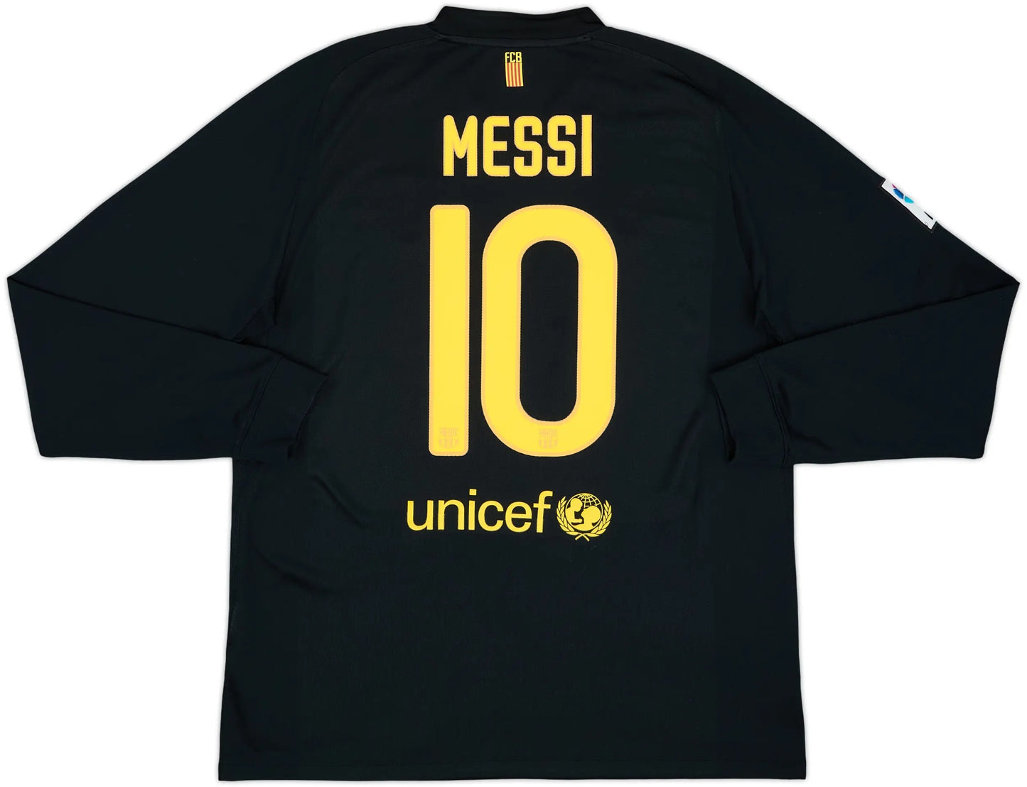 Maillot extérieur FC Barcelone à manches longues 2011-12 Messi #10 (L)