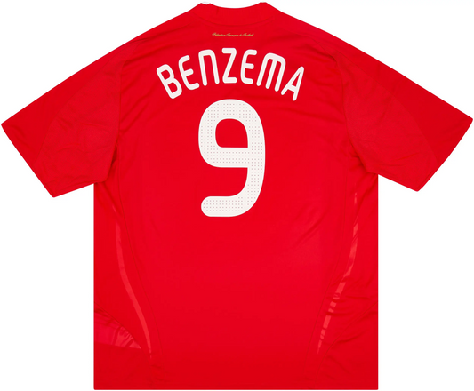 Maillot extérieur France 2007-08 Benzema n°9