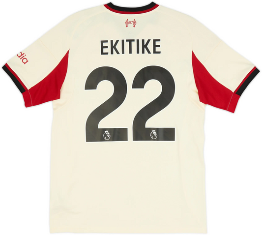 Maillot extérieur Liverpool 2025-26 Ekitike #22
