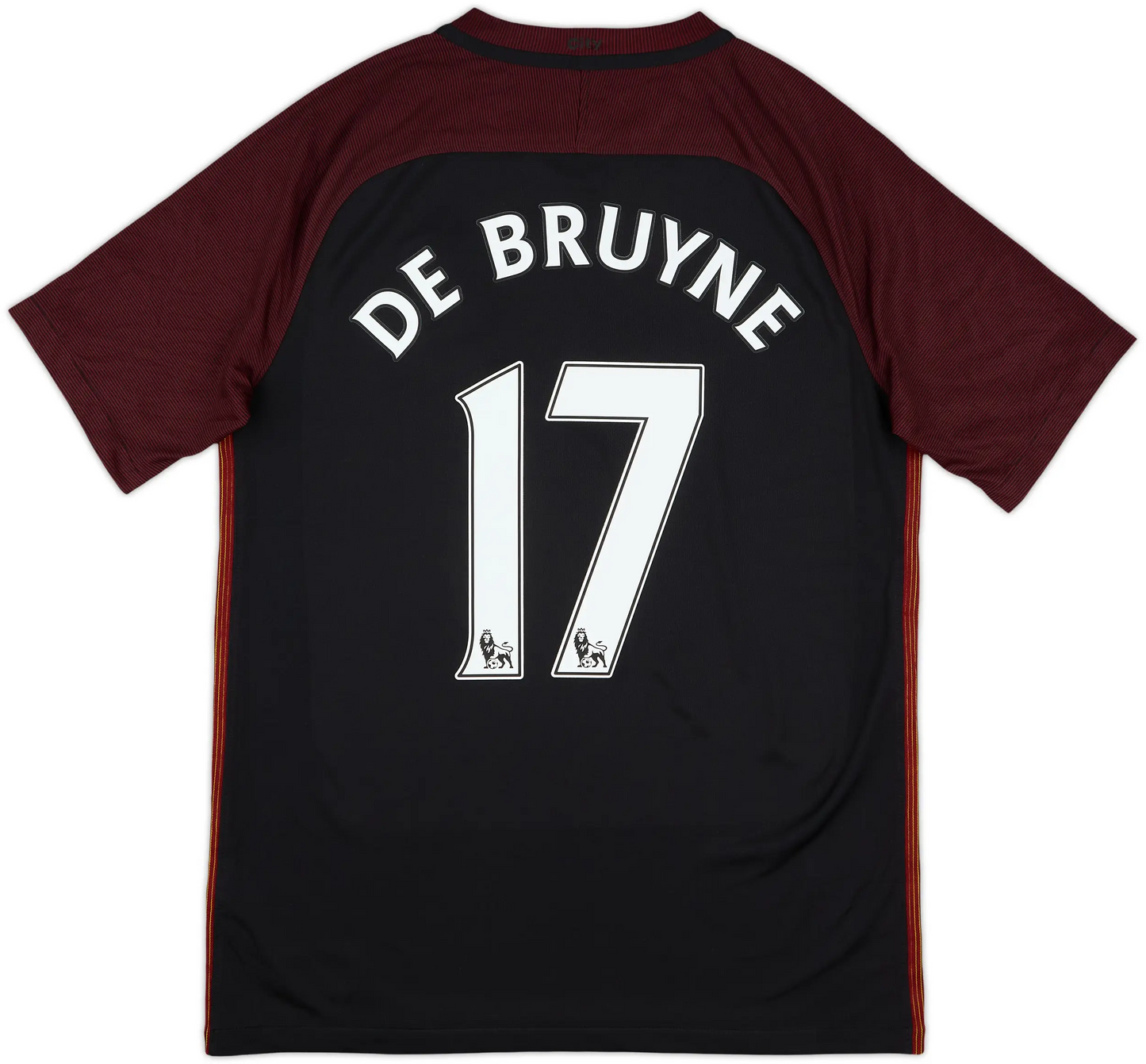 Maillot extérieur Manchester City 2016-17 De Bruyne #17 (S)