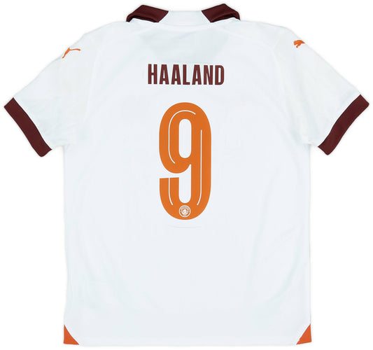 Maillot extérieur Manchester City 2023-24 Haaland #9 (enfants)