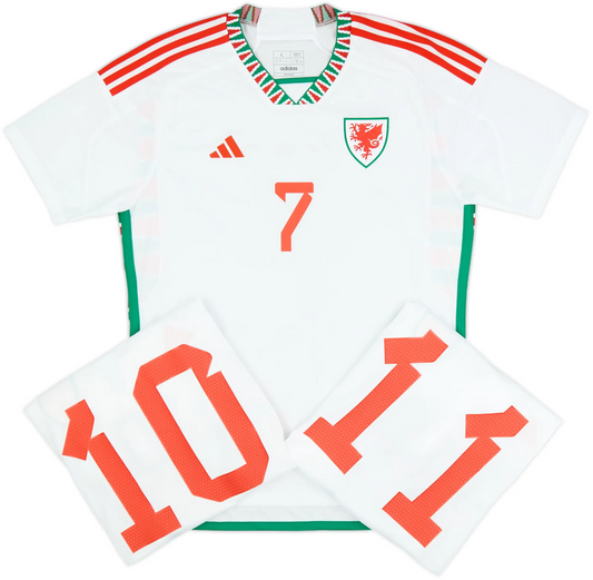 Maillot extérieur Pays de Galles 2022-23 n° - comme neuf