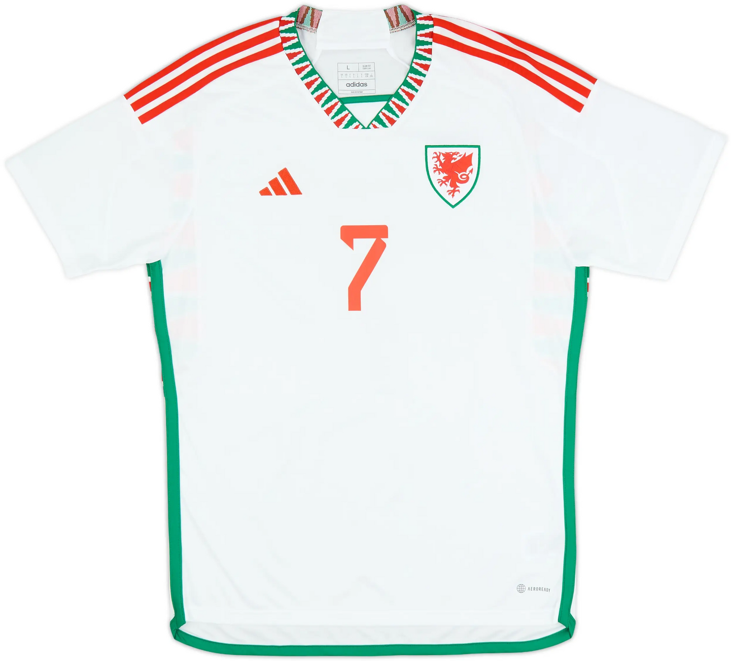Maillot extérieur Pays de Galles 2022-23 n° - comme neuf