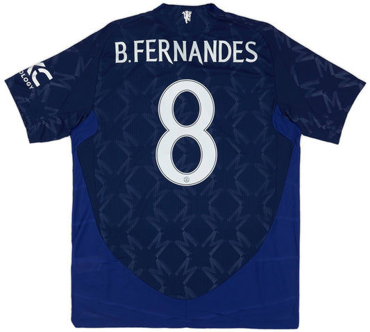 Maillot extérieur authentique Manchester United 2024-25 B.Fernandes #8