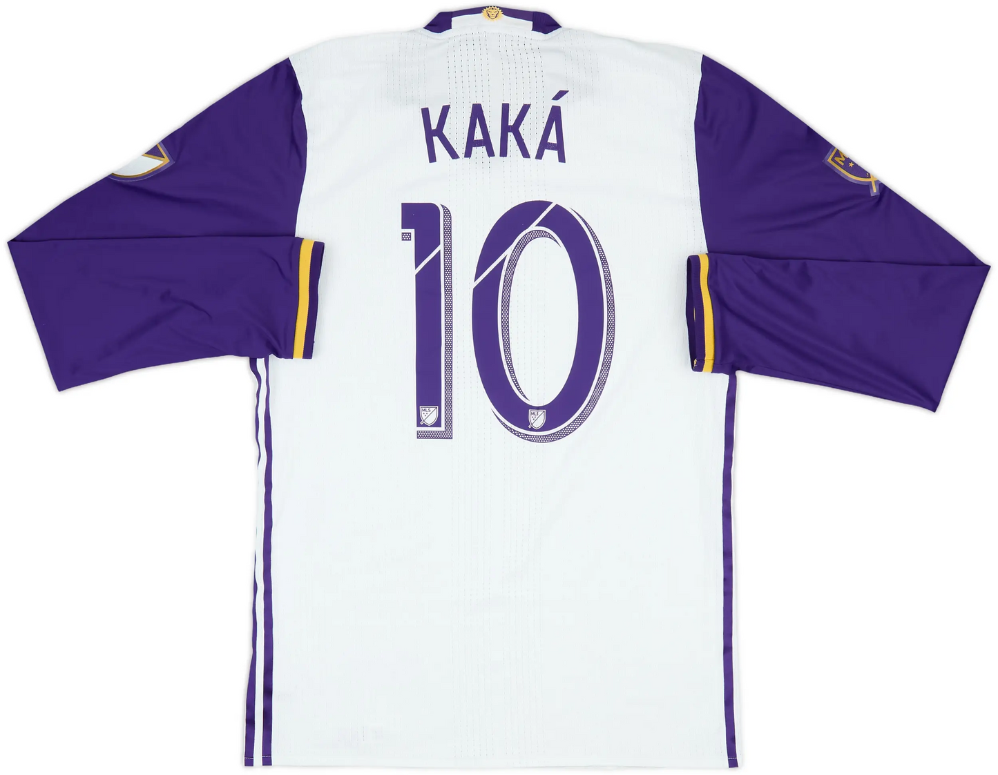 Maillot extérieur authentique Orlando City 2016 à manches longues Kaka #10 (L)