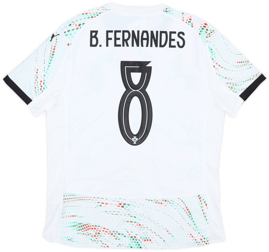 Maillot extérieur authentique Portugal 2025-26 B.Fernandes #8