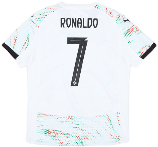 Maillot extérieur authentique du Portugal 2025-26 Ronaldo #7