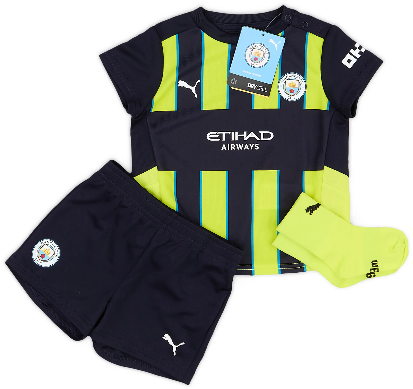 Maillot extérieur complet Manchester City 2024-25 (bébé)