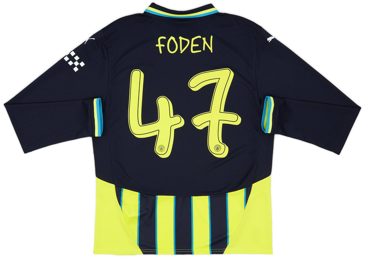 Maillot extérieur manches longues Manchester City 2024-25 Foden #47
