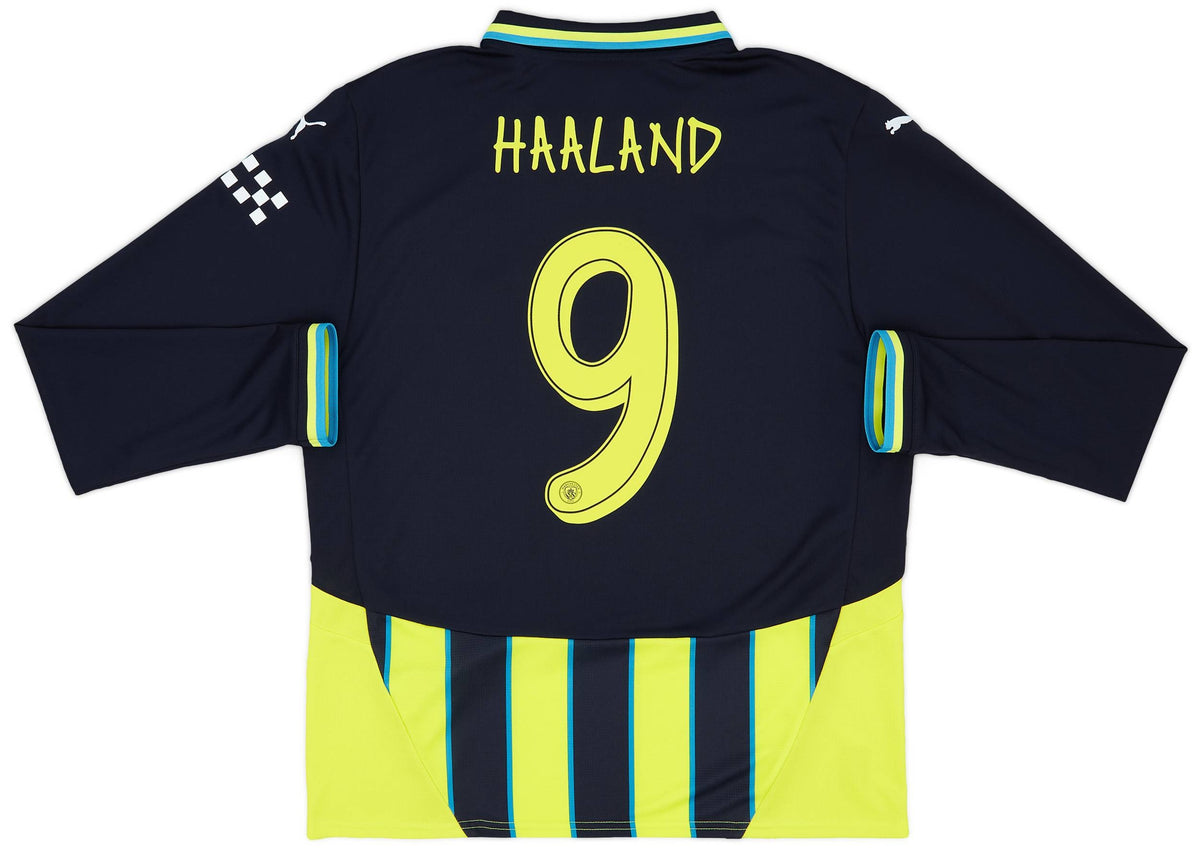 Maillot extérieur manches longues Manchester City 2024-25 Haaland #9