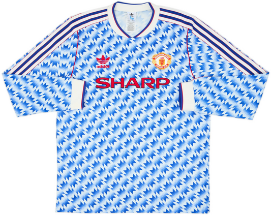 Maillot extérieur à manches longues adidas Originals réédition Manchester United 1990-92