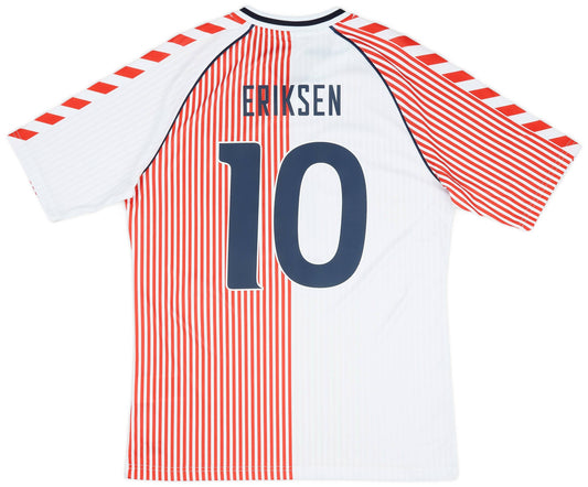 Maillot extérieur réédité Hummel "DBU 86" Danemark 2023 Eriksen #10