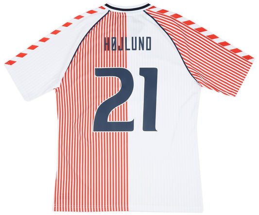 Maillot extérieur réédition 2023 Danemark Hummel "DBU 86" Hojlund #21