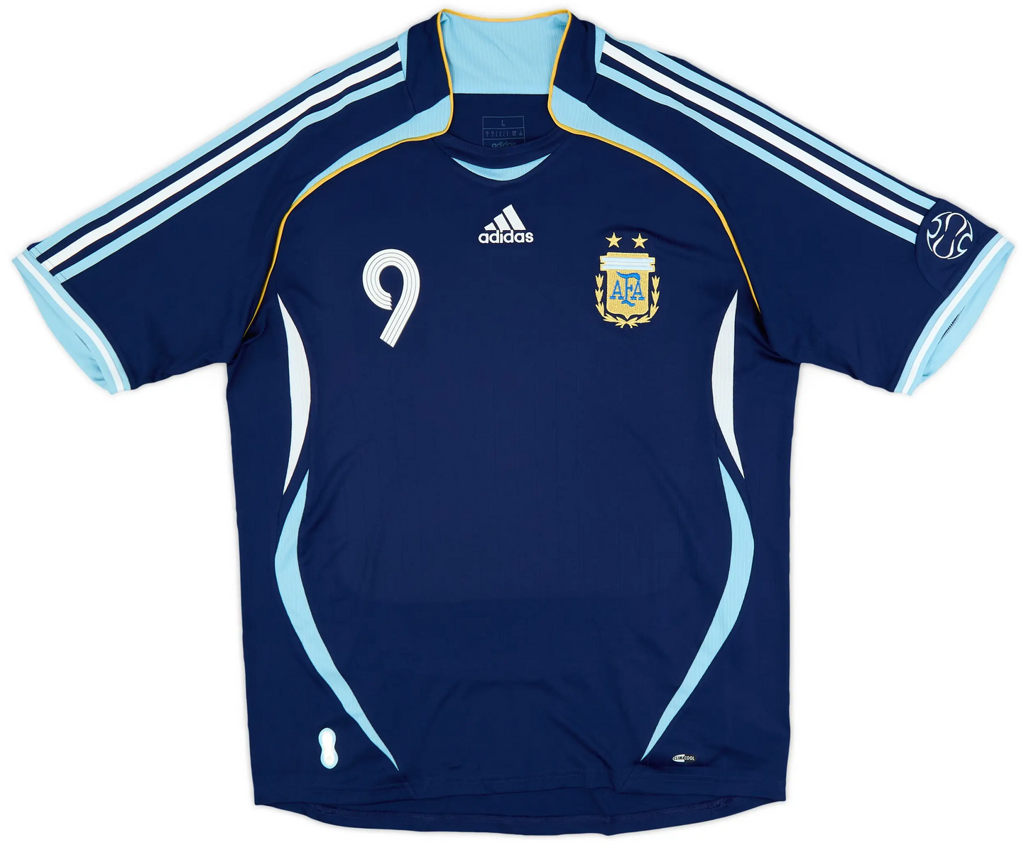 Maillot extérieur réédition adidas Argentine 2006 Crespo #9