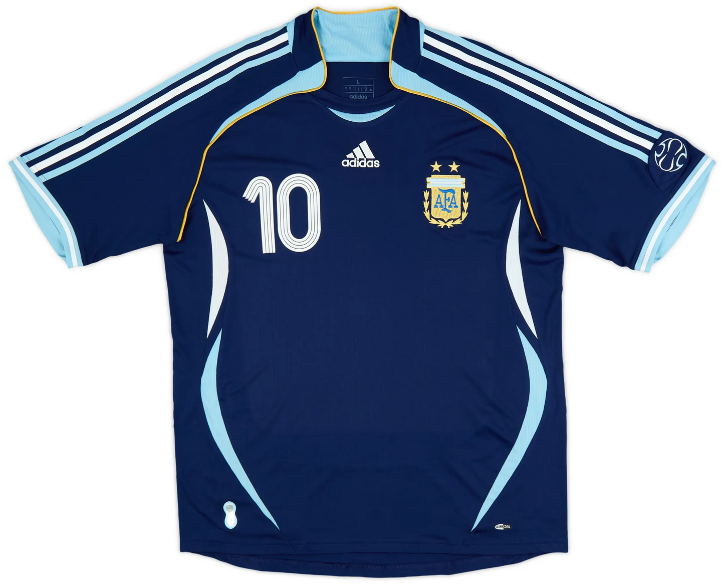 Maillot extérieur réédition adidas Argentine 2006 Riquelme #10