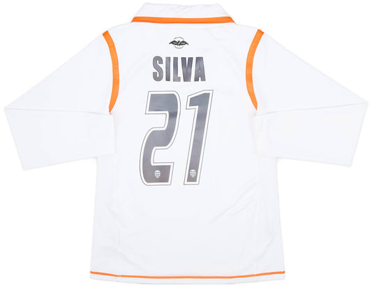 Maillot à manches longues domicile Valence 2007-08 Silva #21 (S)