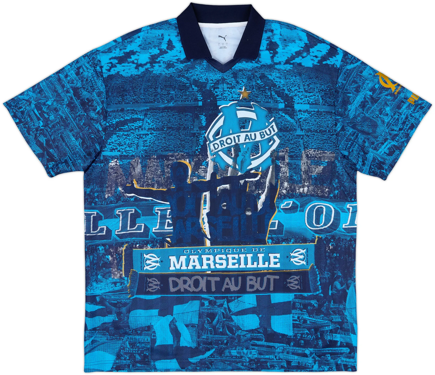 Maillot rétro ftblNRGY+ Olympique de Marseille 2024-25