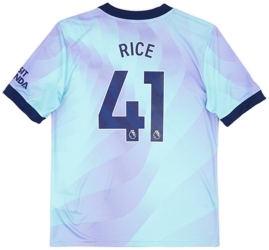 Maillot third Arsenal 2024-25 Rice #41 (enfants)