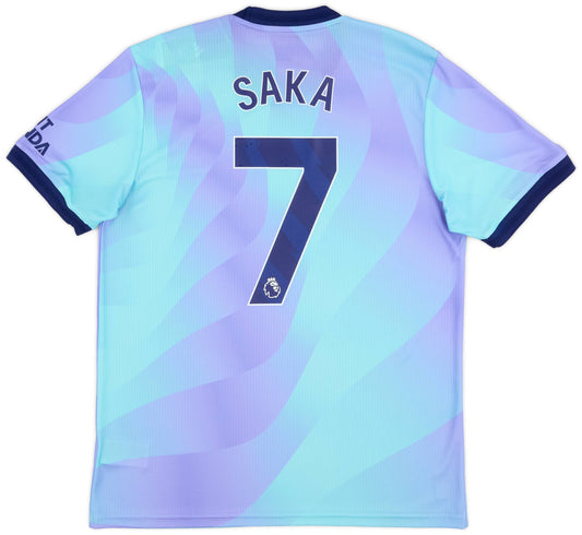 Maillot third authentique Arsenal 2024-25 Saka #7