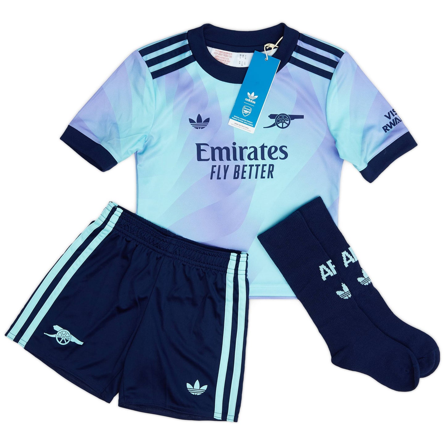 Maillot third complet Arsenal 2024-25 (petits enfants)