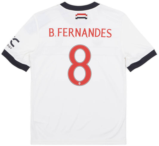 Maillot troisième Manchester United 2024-25 B.Fernandes #8 (enfant)