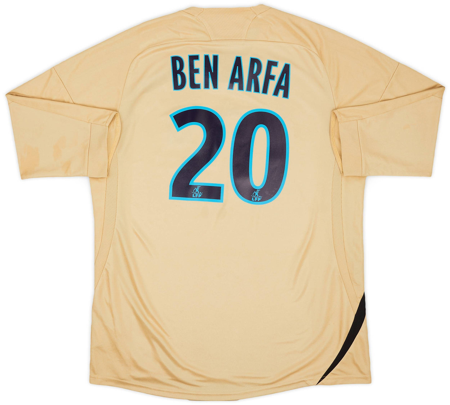 Maillot troisième Olympique de Marseille 2008-09 Ben Arfa #20 - 8/10 - (M)