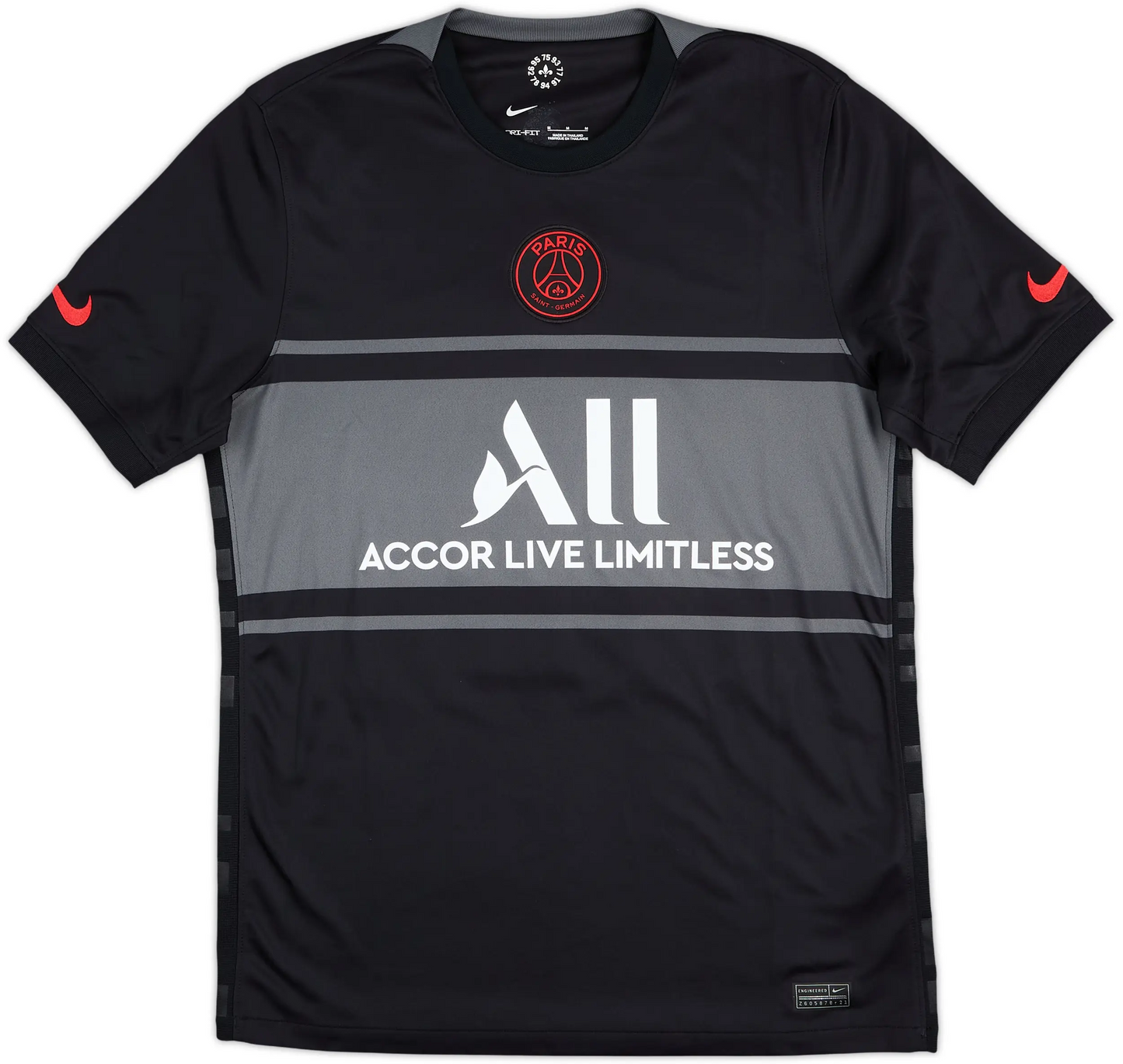 Maillot troisième Paris Saint-Germain 2021-22 Neymar Jr #10