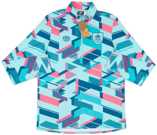 Sweat d'avant-match 1/4 Zip Burnley Umbro 2023-24