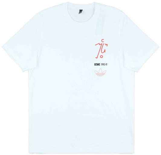 T-shirt adidas Originals réédité Manchester United 1991