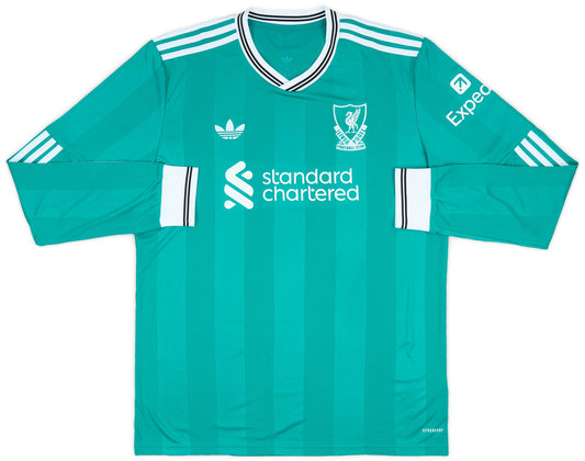 Troisième maillot Liverpool 2025-26 à manches longues