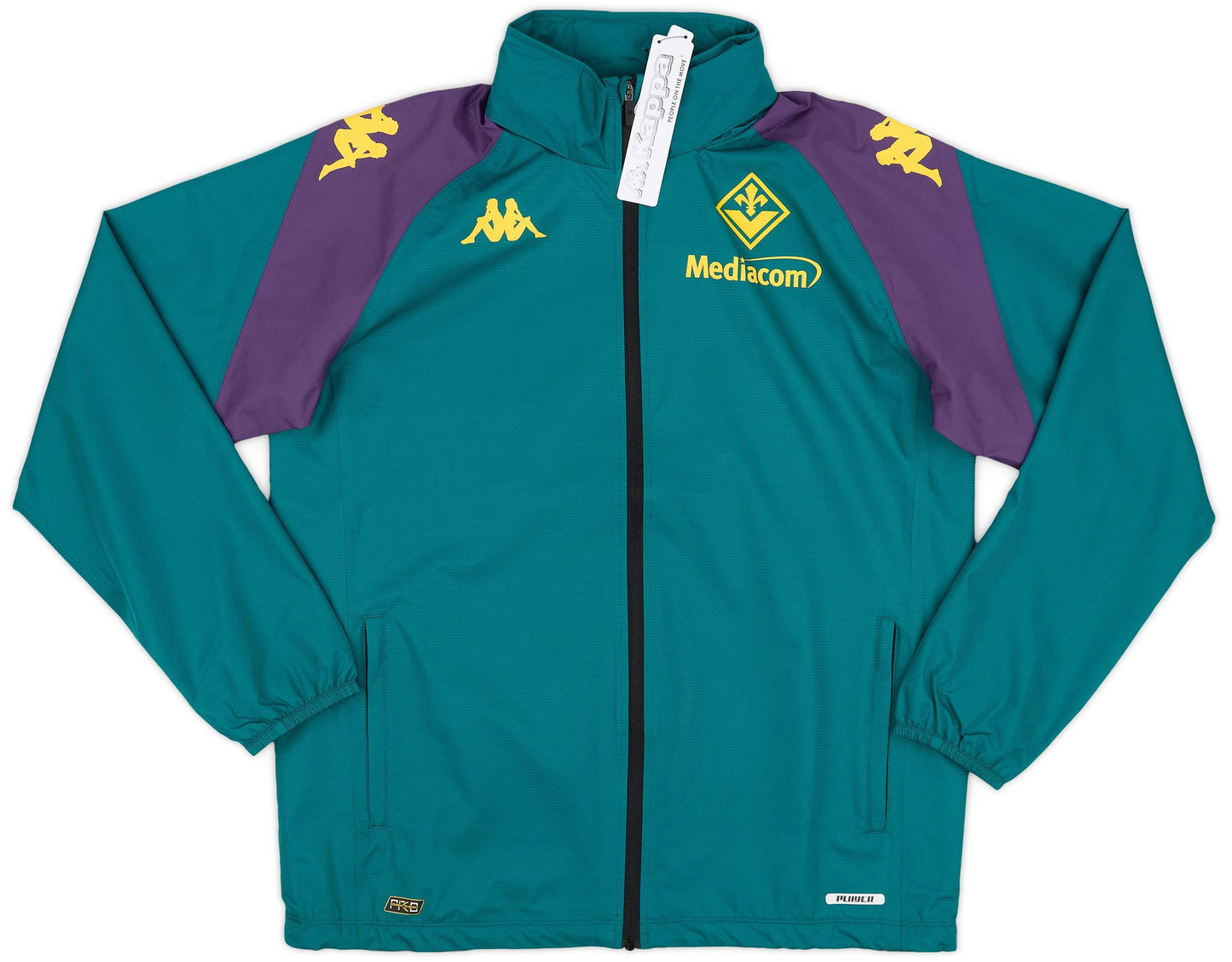 Veste de pluie d'entraînement Fiorentina Kappa 2023-24