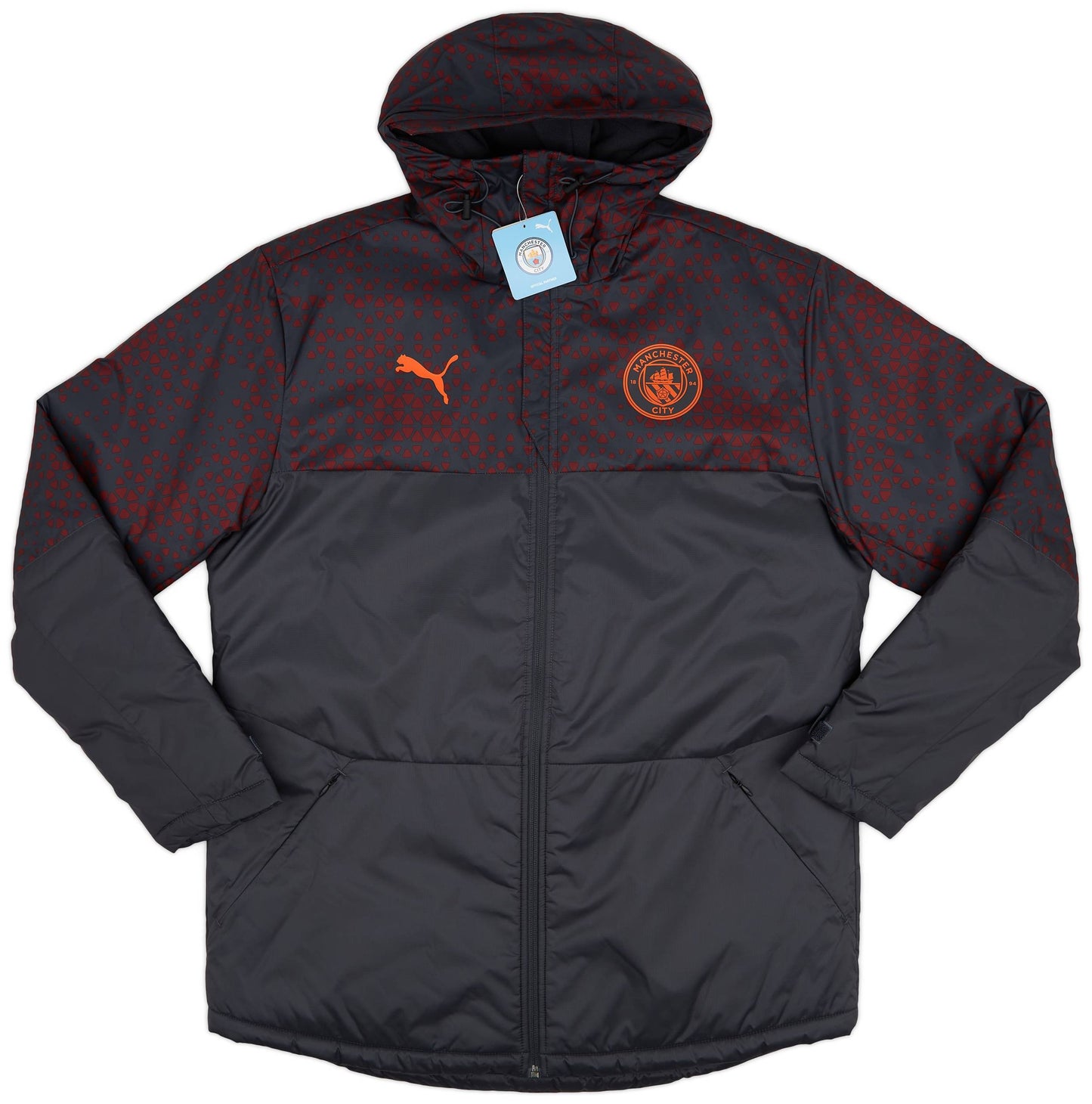 Veste de pluie rembourrée Puma Manchester City 2023-24