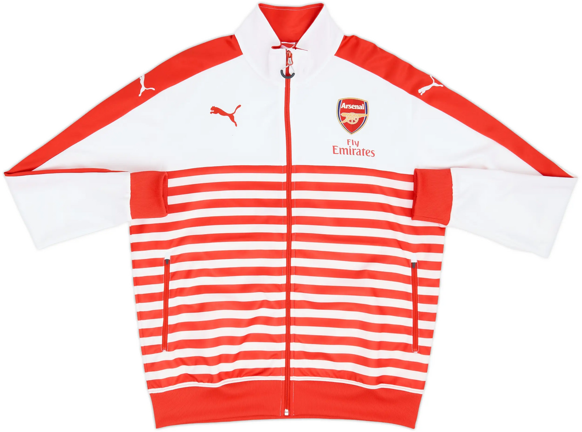 Veste de survêtement d'avant match Puma Arsenal 2014-15