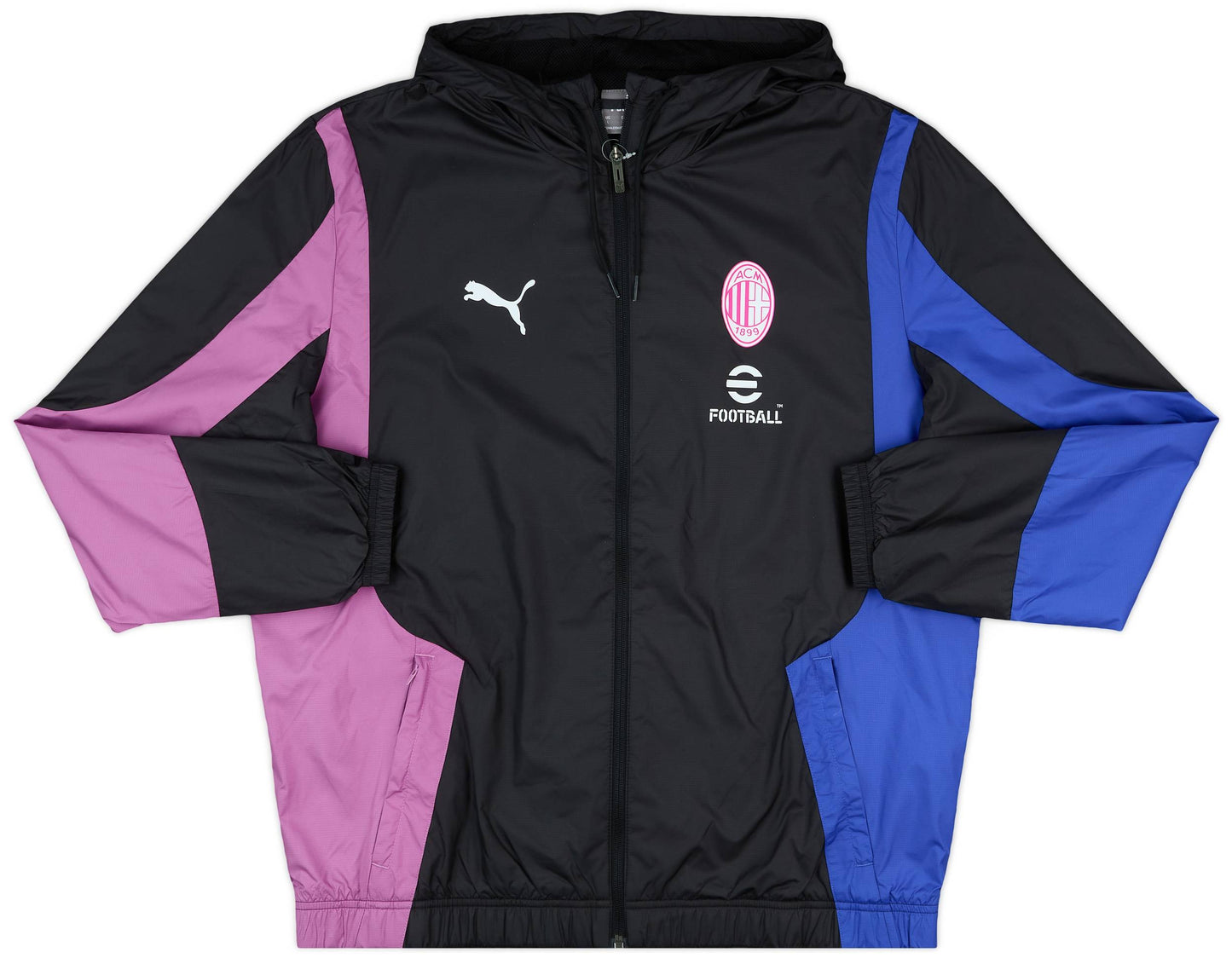 Veste tissée Anthem d'avant-match Puma AC Milan 2023-24