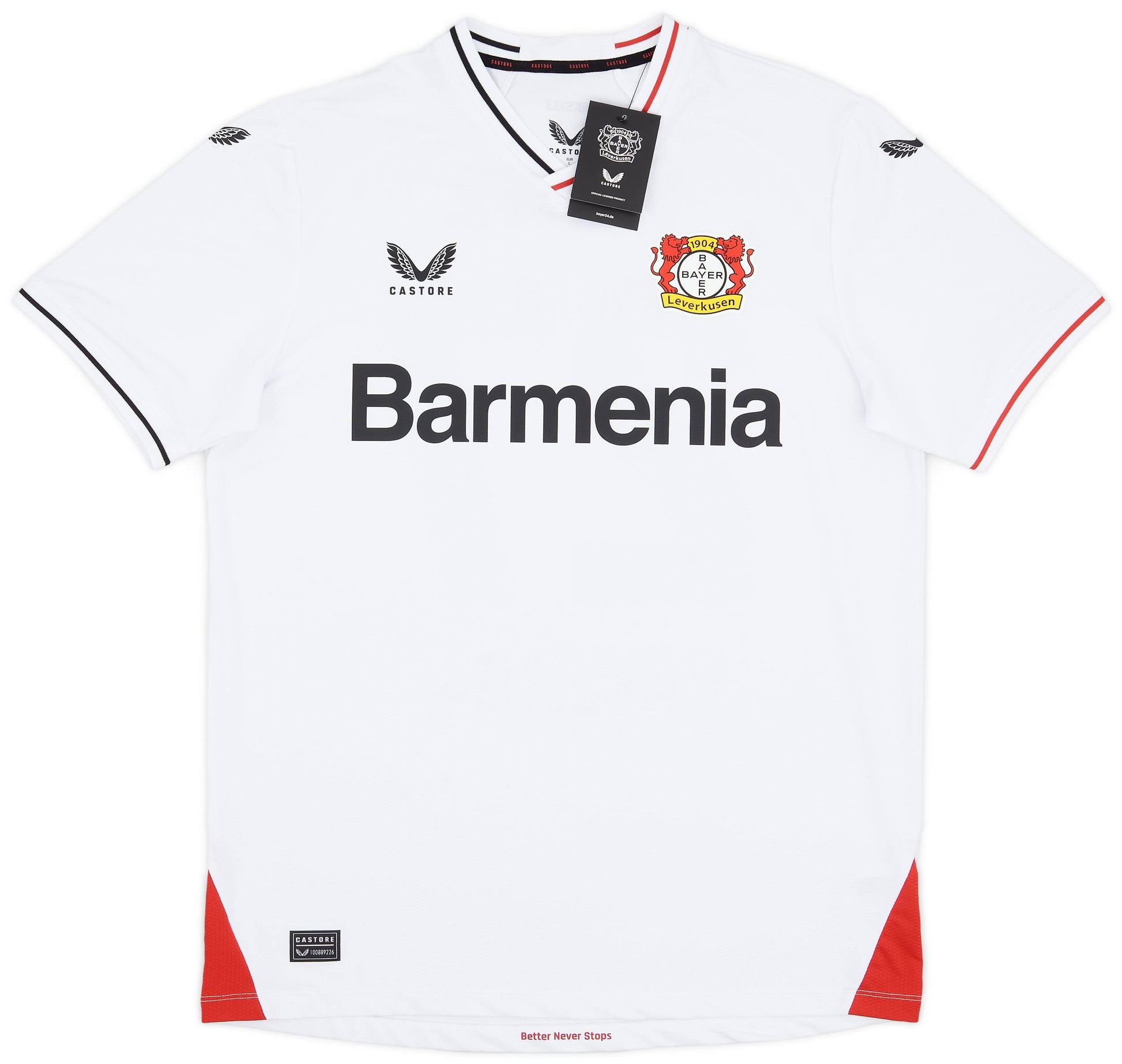 Maillot troisième authentique Bayer Leverkusen 2022-23 Wirtz #27