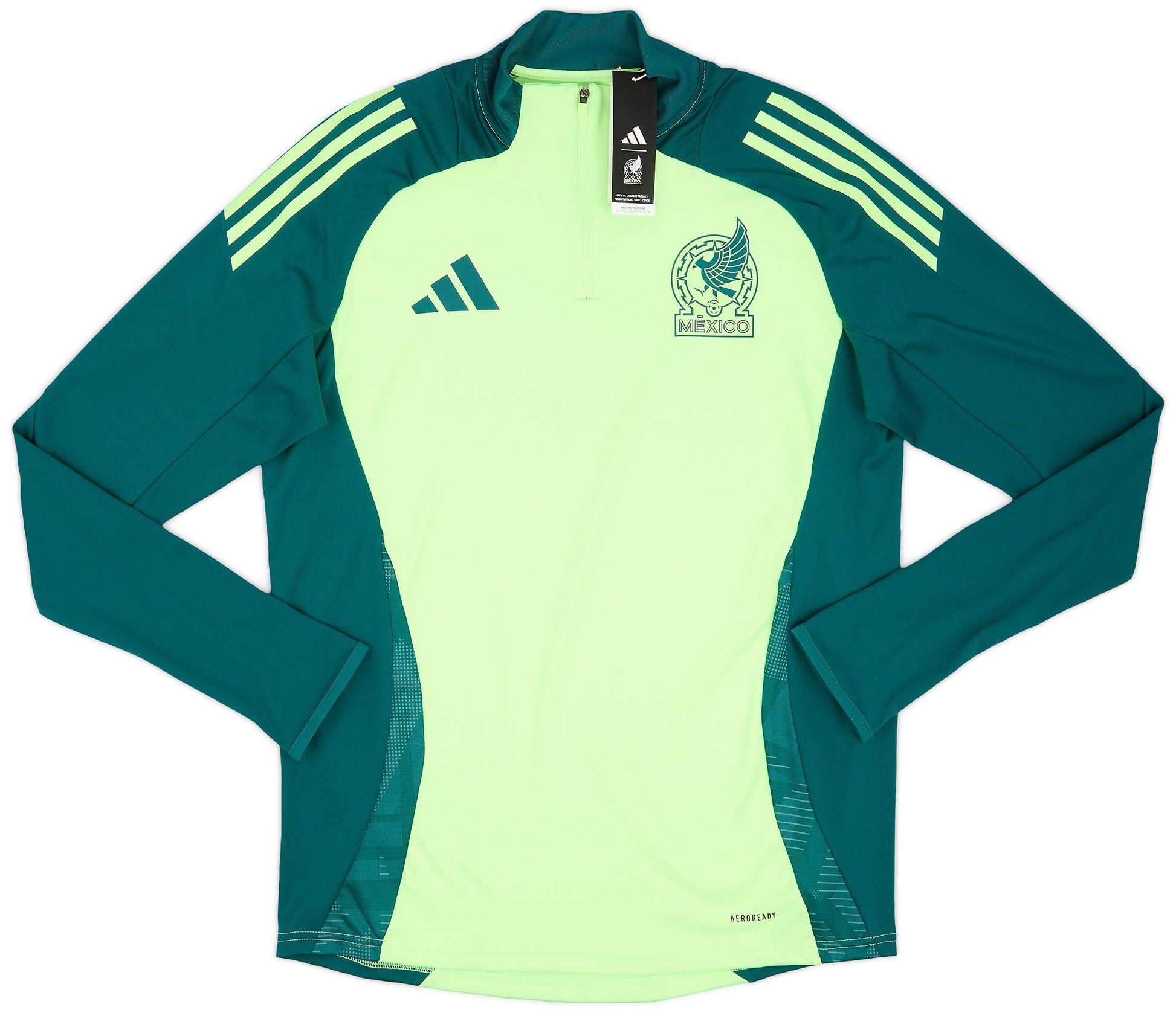 Haut d'entraînement 1/4 zippé adidas Mexique 2024-25 RR STORE ONLINE