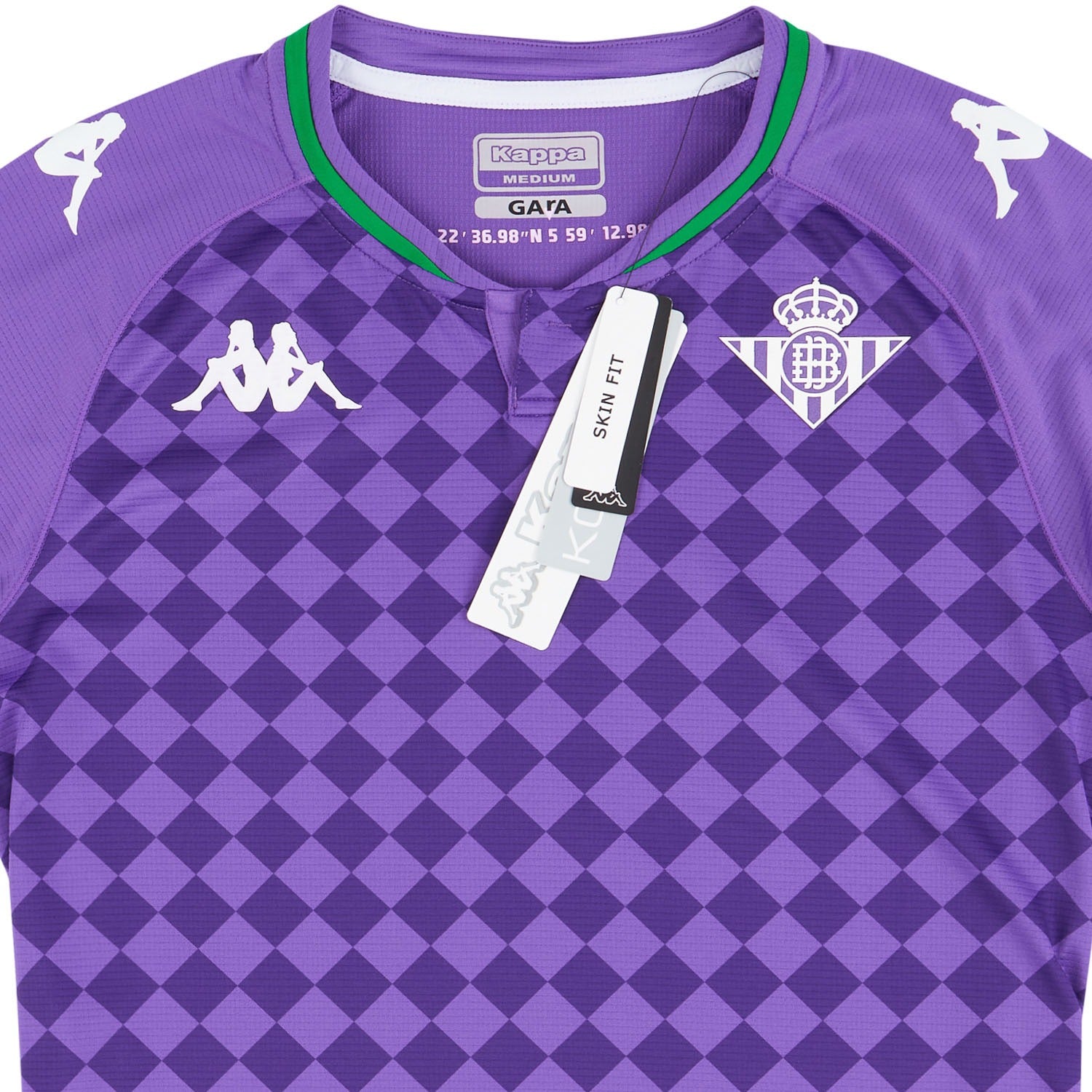 Maillot extérieur Real Betis Kappa gamme pro saison 2020/2021 - Neuf RR STORE ONLINE