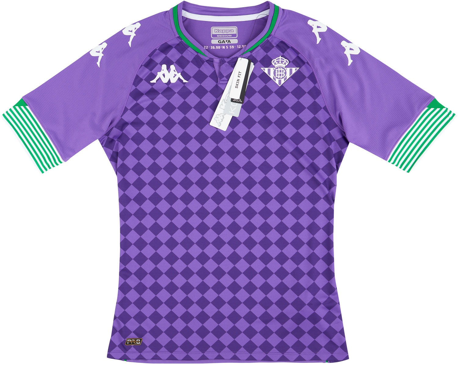 Maillot extérieur Real Betis Kappa gamme pro saison 2020/2021 - Neuf RR STORE ONLINE