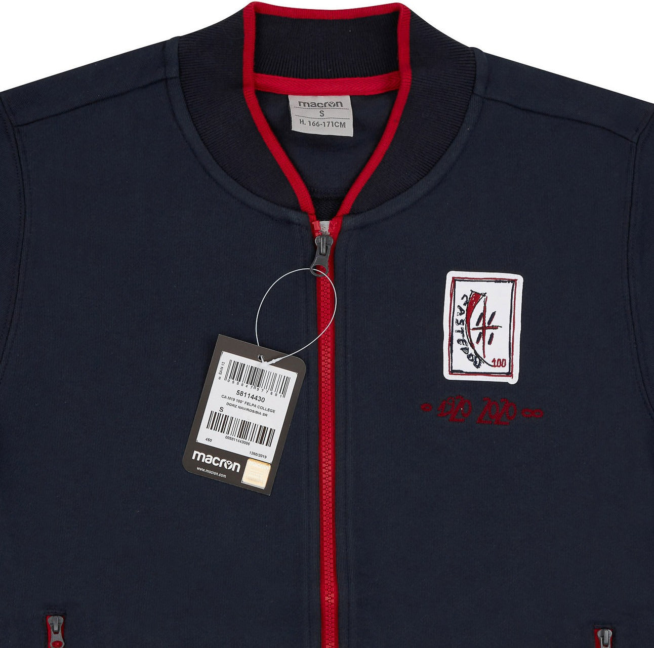 Veste de survêtement 100e anniversaire Cagliari 2019/20 RR STORE ONLINE