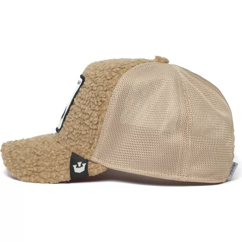 Casquette trucker marron peau mouton cheval en peluche Horse Play Little Horsey The Farm Goorin Bros RR STORE ONLINE