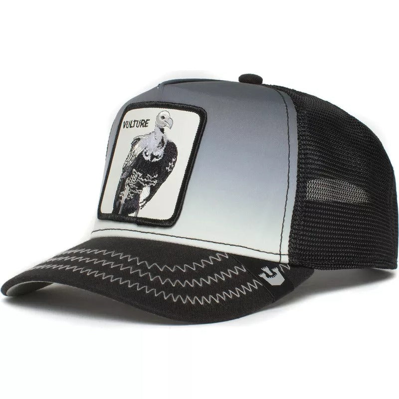 Casquette trucker noire vautour Vulture Back Off Buzzard The Farm Goorin Bros RR STORE ONLINE