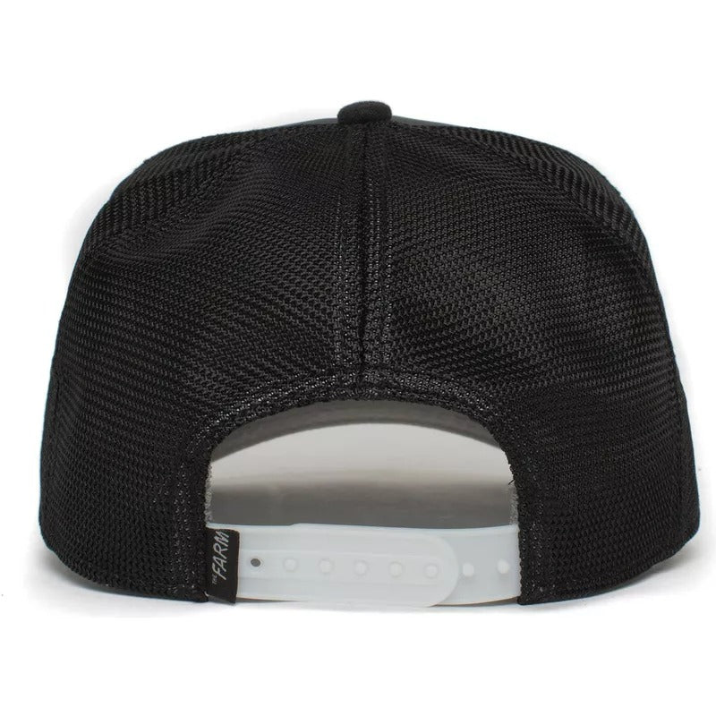 Casquette trucker noire vautour Vulture Back Off Buzzard The Farm Goorin Bros RR STORE ONLINE