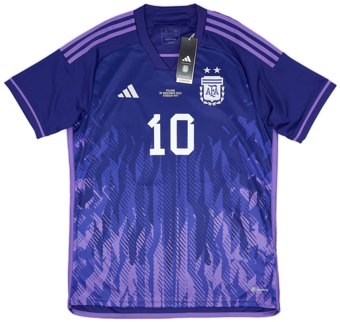 Maillot extérieur Argentine 2022-23 "vs Pologne" Messi #10