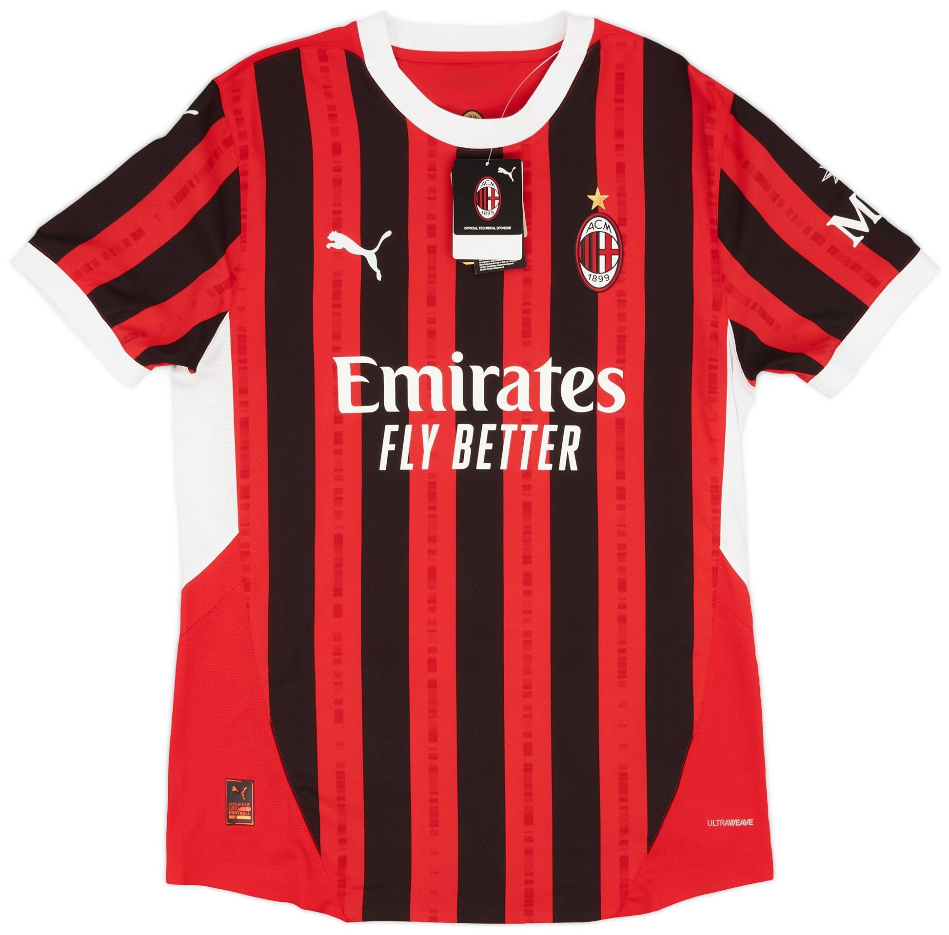 Maillot domicile authentique AC Milan 2024-25 Rafa Leao #10