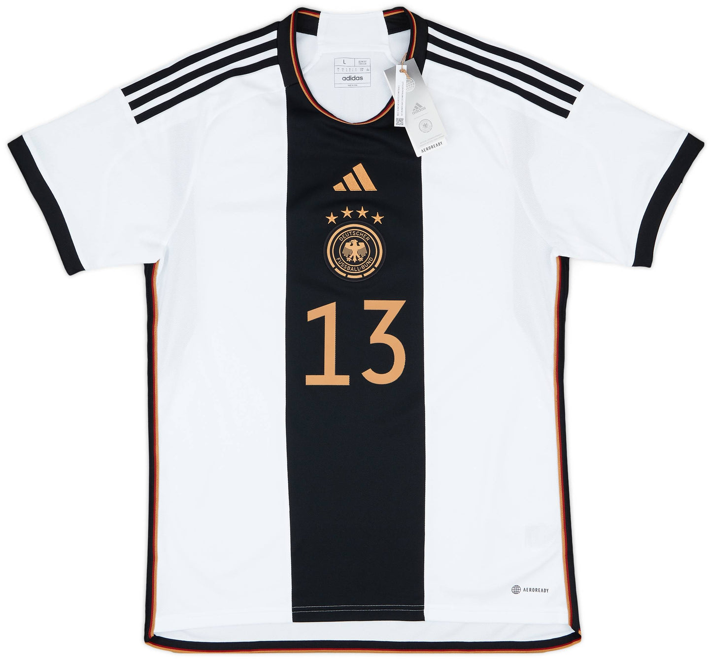 Maillot domicile Allemagne 2022-23 Muller #13