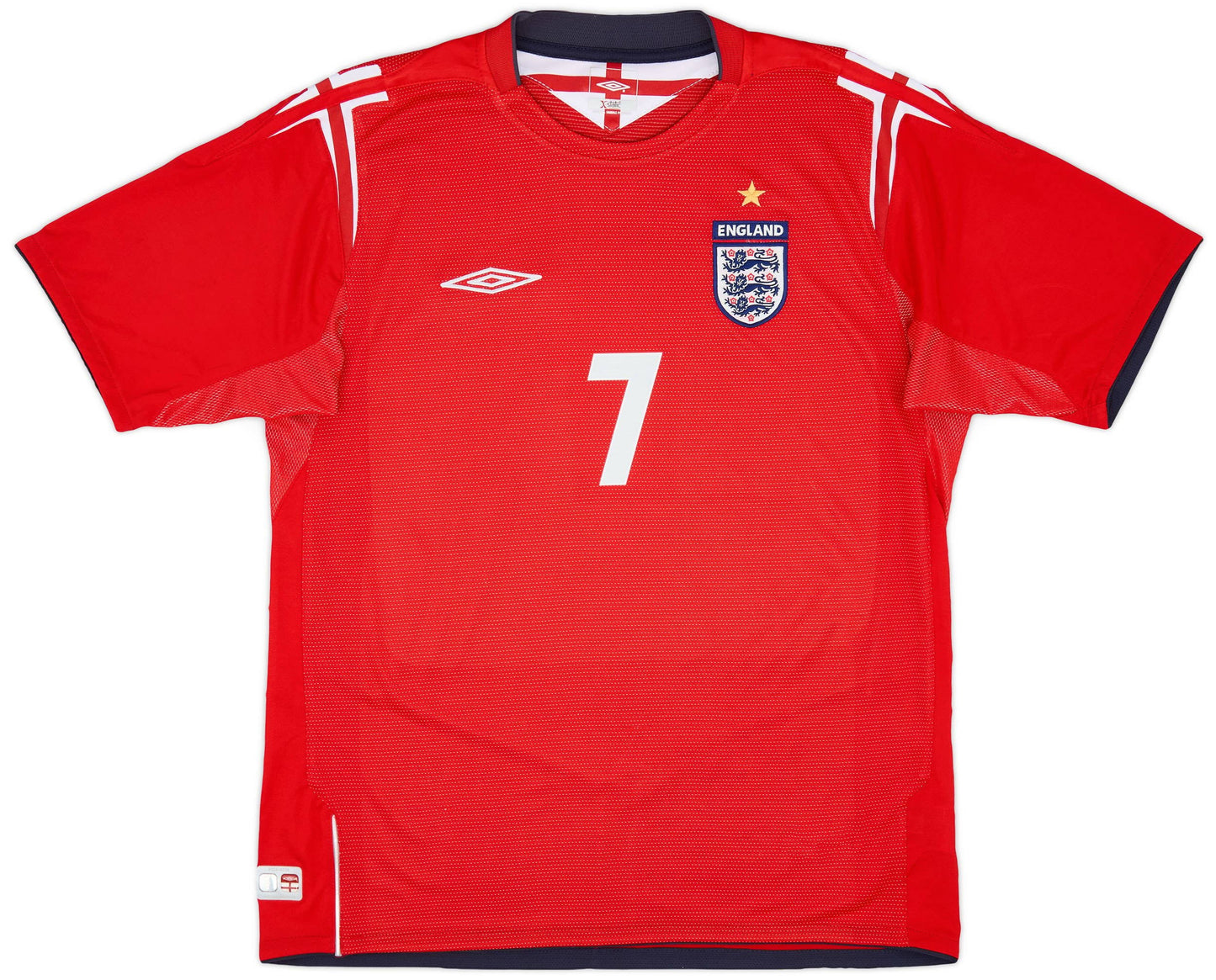 Maillot extérieur Angleterre 2004-06 Beckham #7