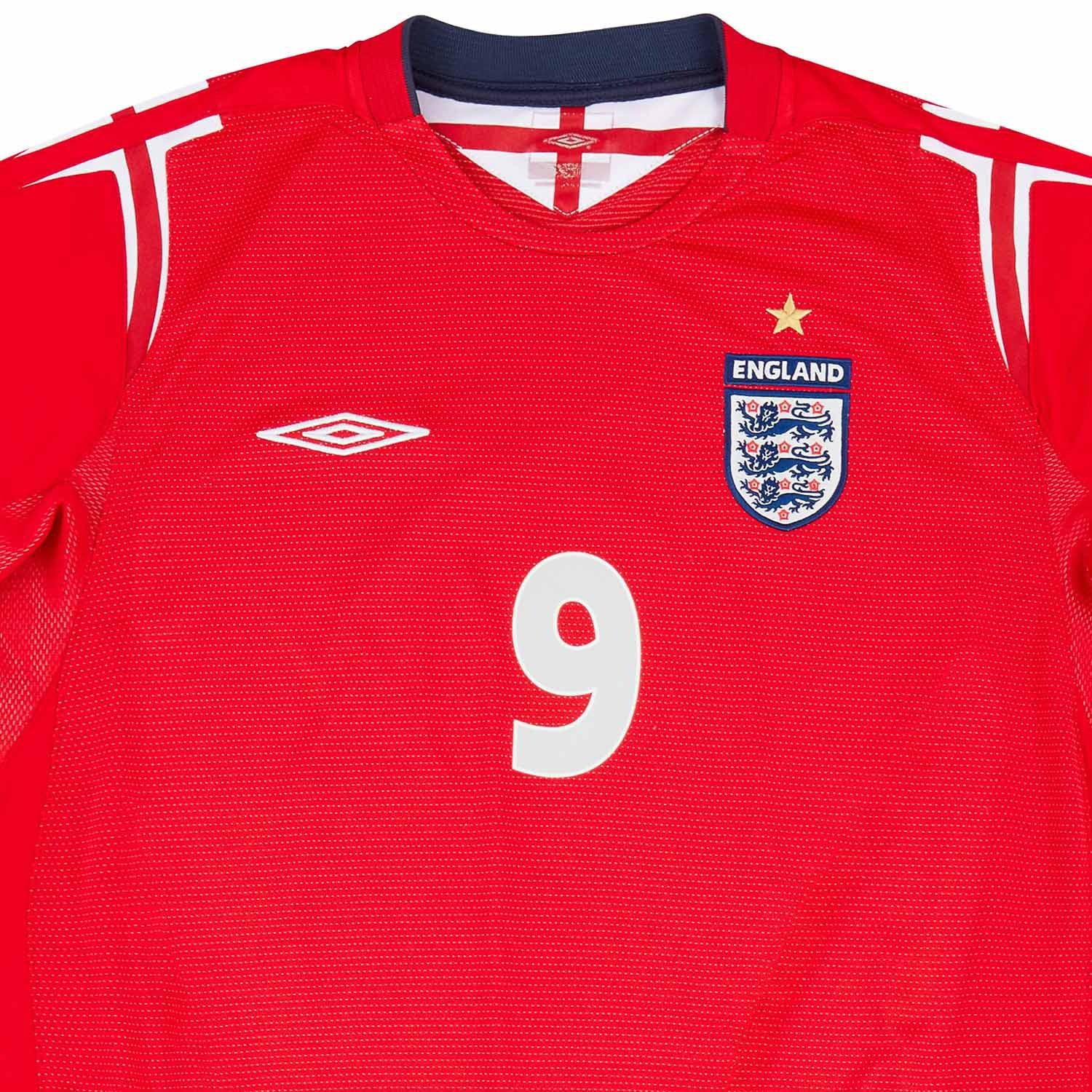 Maillot extérieur Angleterre 2004-06 Rooney #9