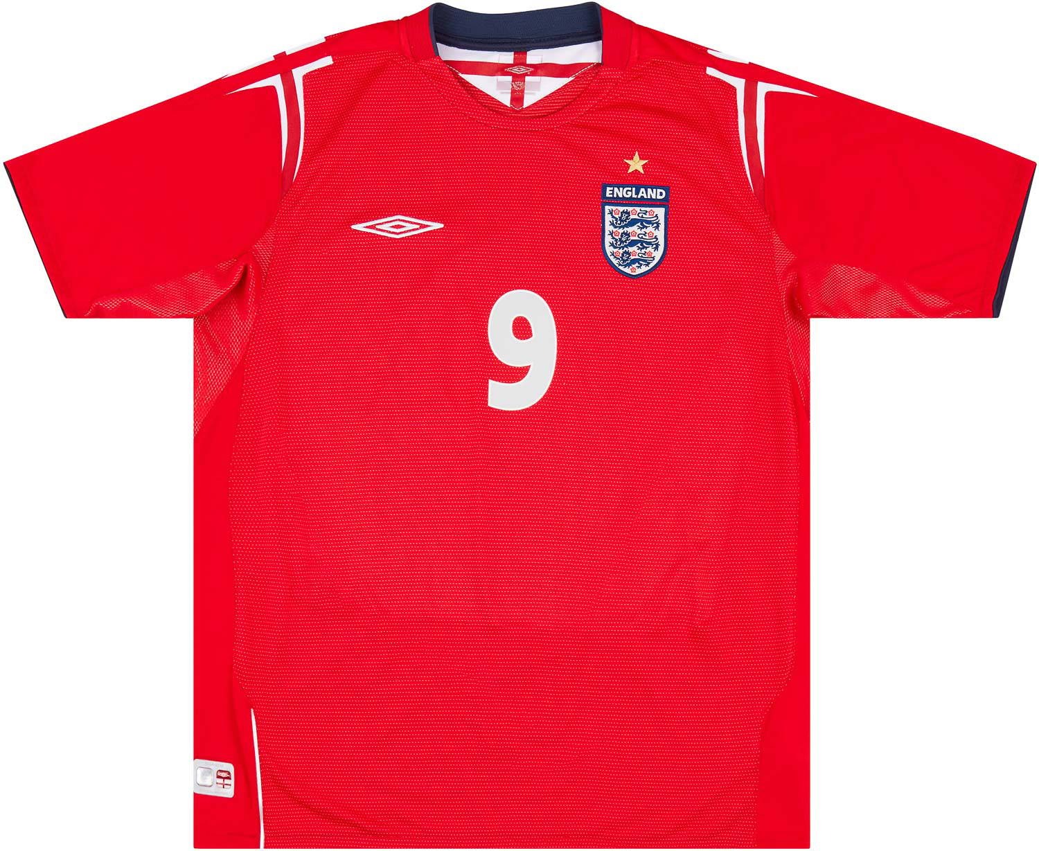 Maillot extérieur Angleterre 2004-06 Rooney #9